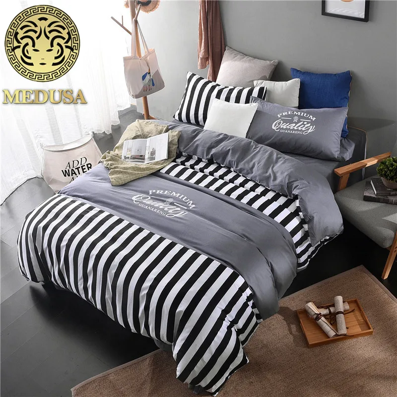 Медуза Бохо тонкий хлопок шеврон постельные принадлежности пододеяльник