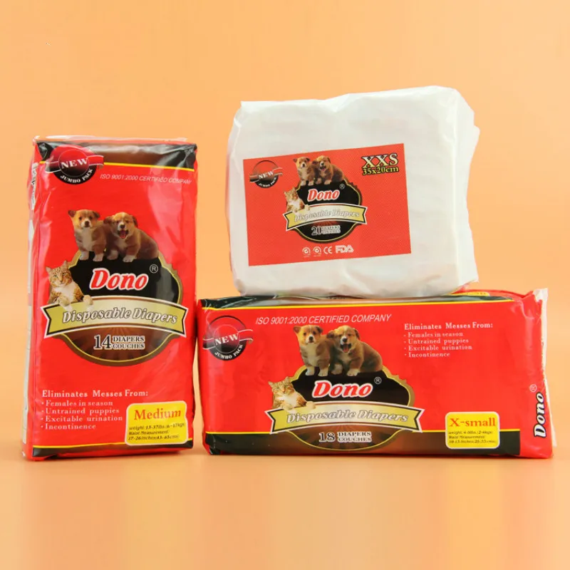 Pet Подгузники для собак подгузники одноразовые брюки штаны Менструальный