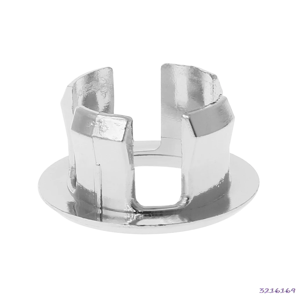 Круглая Хромированная Крышка для раковины ванной комнаты с шестью футами |