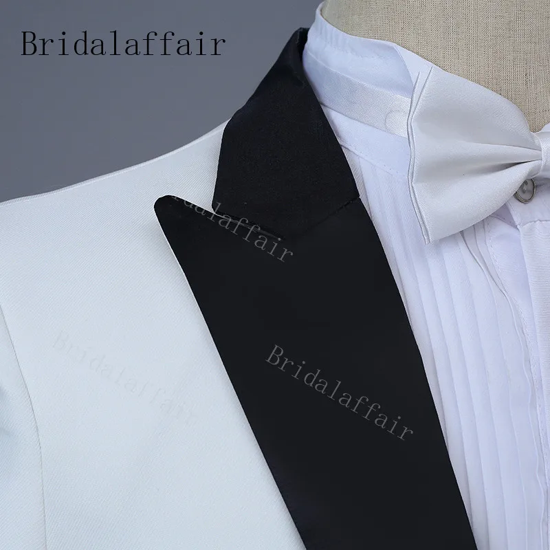 Мужской костюм смокинг bridalaffer белый формальный блейзер для выпускного бала со