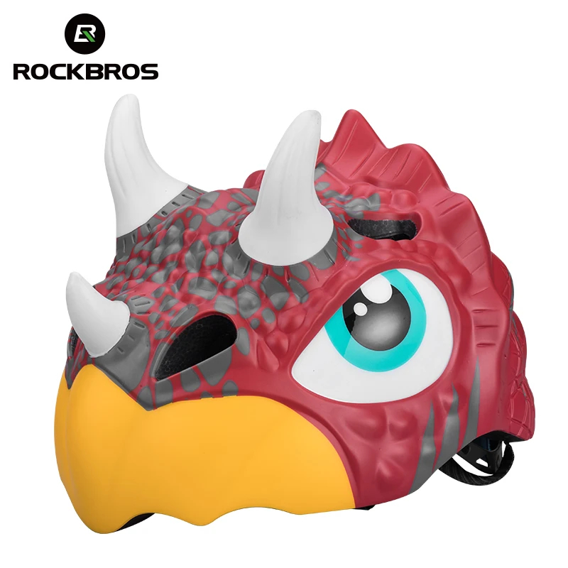 ROCKBROS велосипедные шлемы мультфильм Mtb дорожный велосипед шлем безопасности Дети