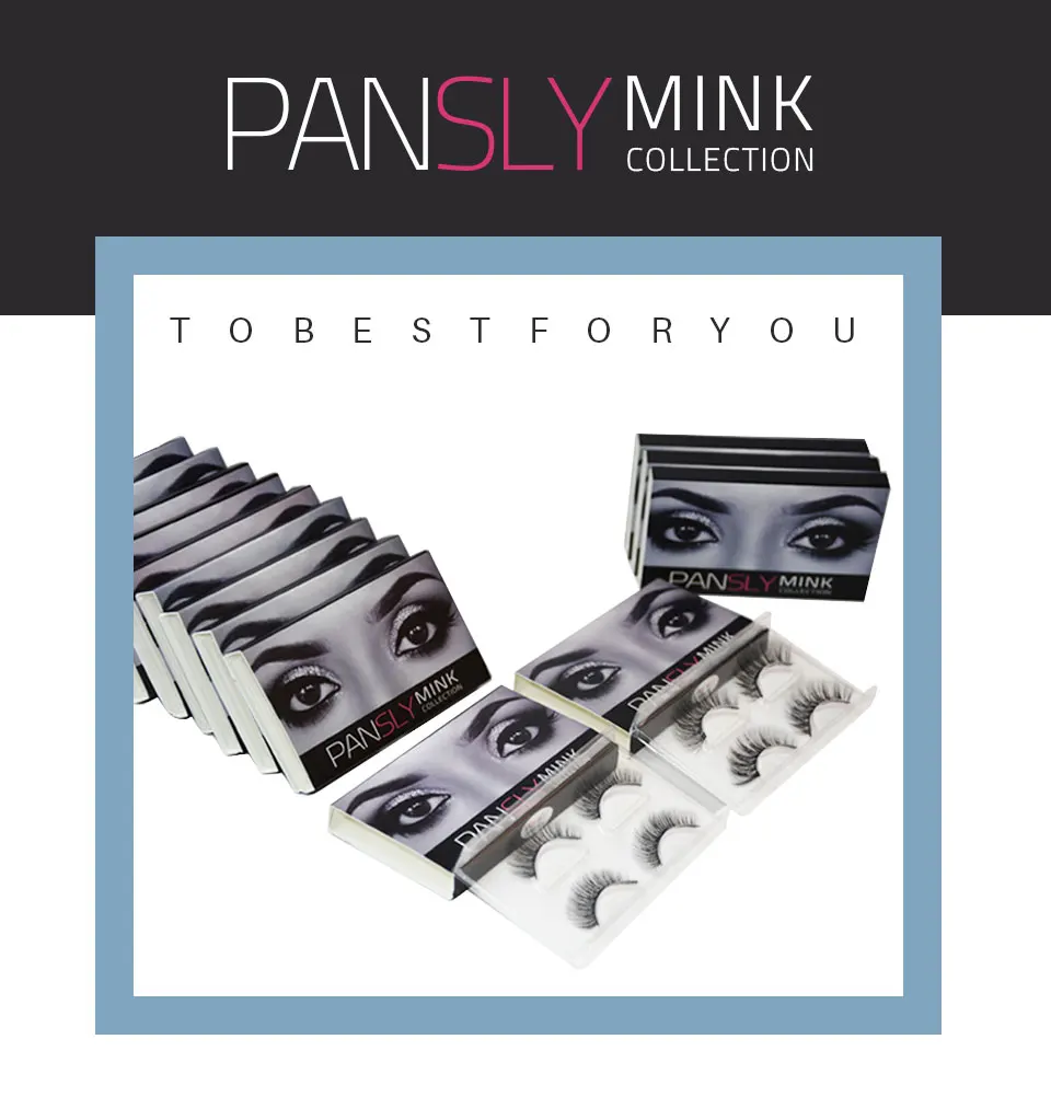 PANSLY Multipack ресницы Rzesy оптом частная этикетка Ресницы Поддельные Подушка клей для
