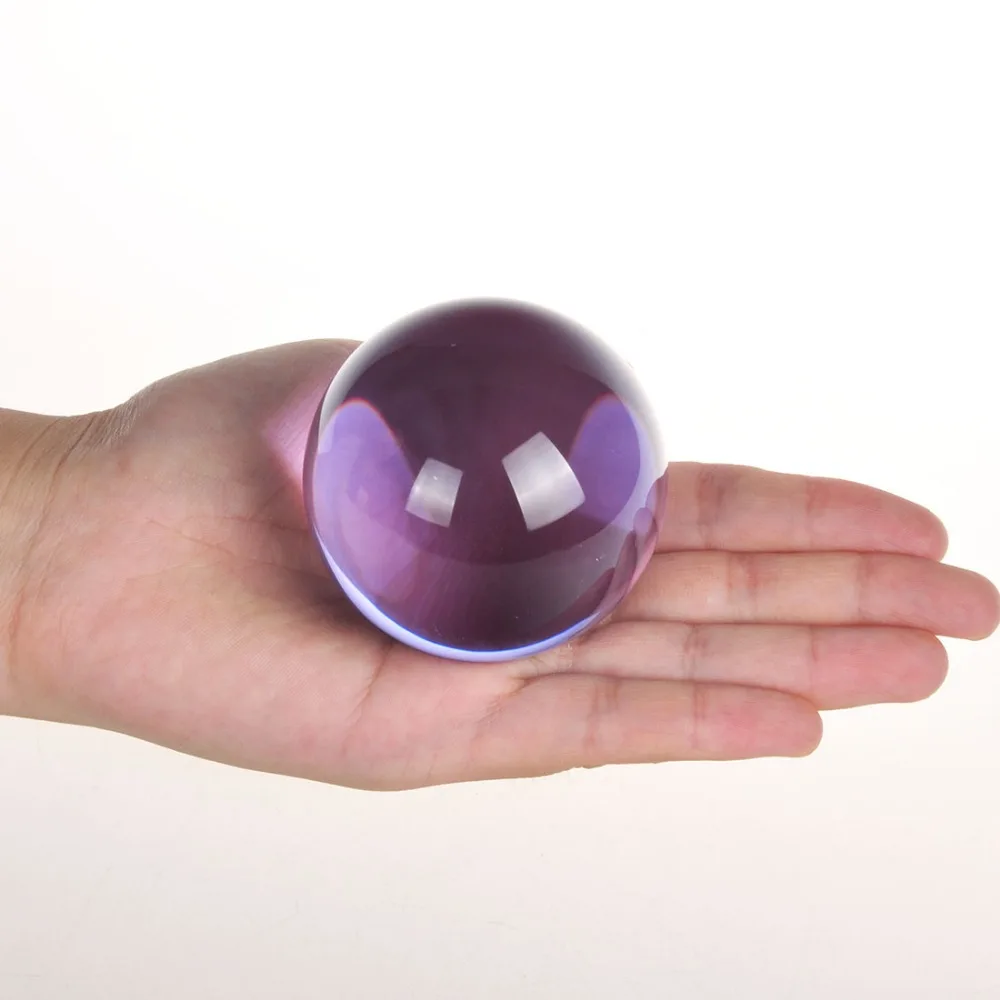 H & D 60 мм Фиолетовый исцеляющий хрустальный шар кварцевые шары для фотографии