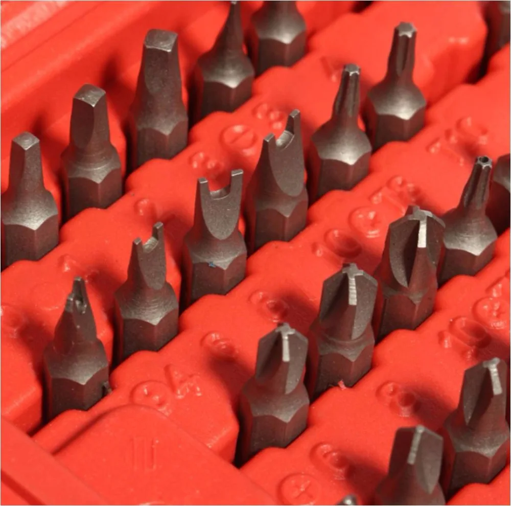 100 шт./компл. отвертка для электрического винта с чехлом переноски чехол