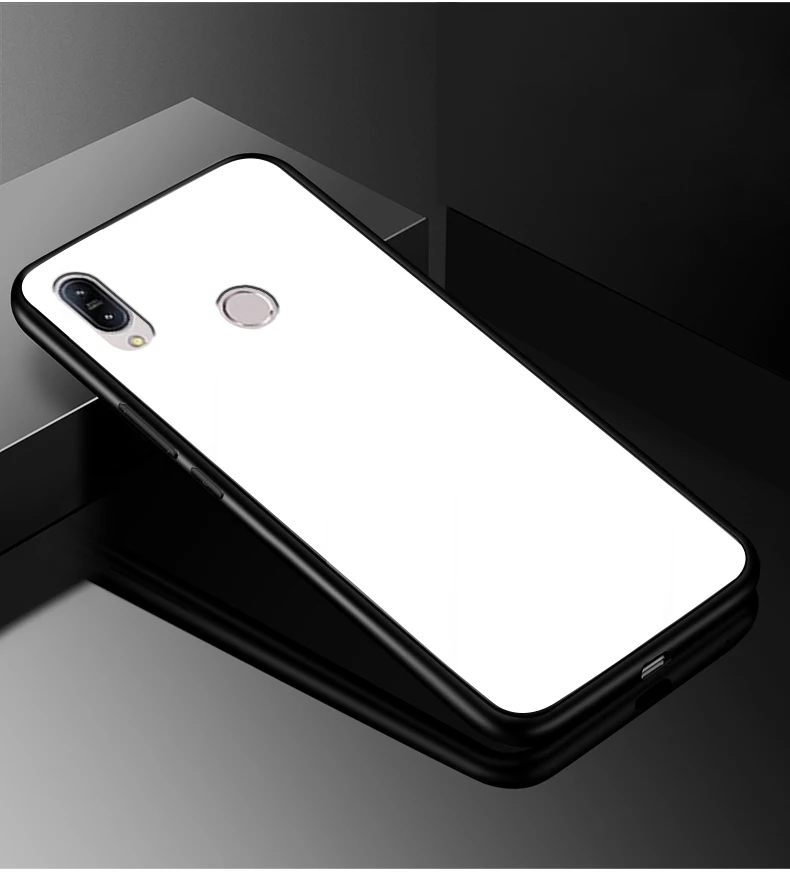 Для Asus Zenfone Max Pro M1 ZB601KL Чехол Жесткий PC стеклянный чехол для телефона черный ТПУ бампер чехол для Asus Zenfone Max Pro M1 ZB602KL