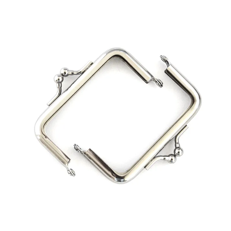 

10 x Square Metal Purse Frame 7.5cm