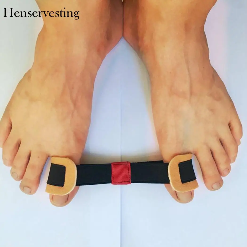 Эластичный носок ленточный сепаратор пальцевая шина для большого пальца стопы