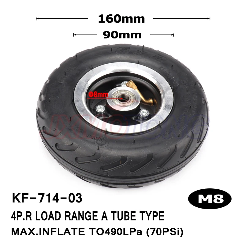 6X2 Inflation Wheel Use 6 &quot шина из сплава ступица 160 мм пневматическая Электрический
