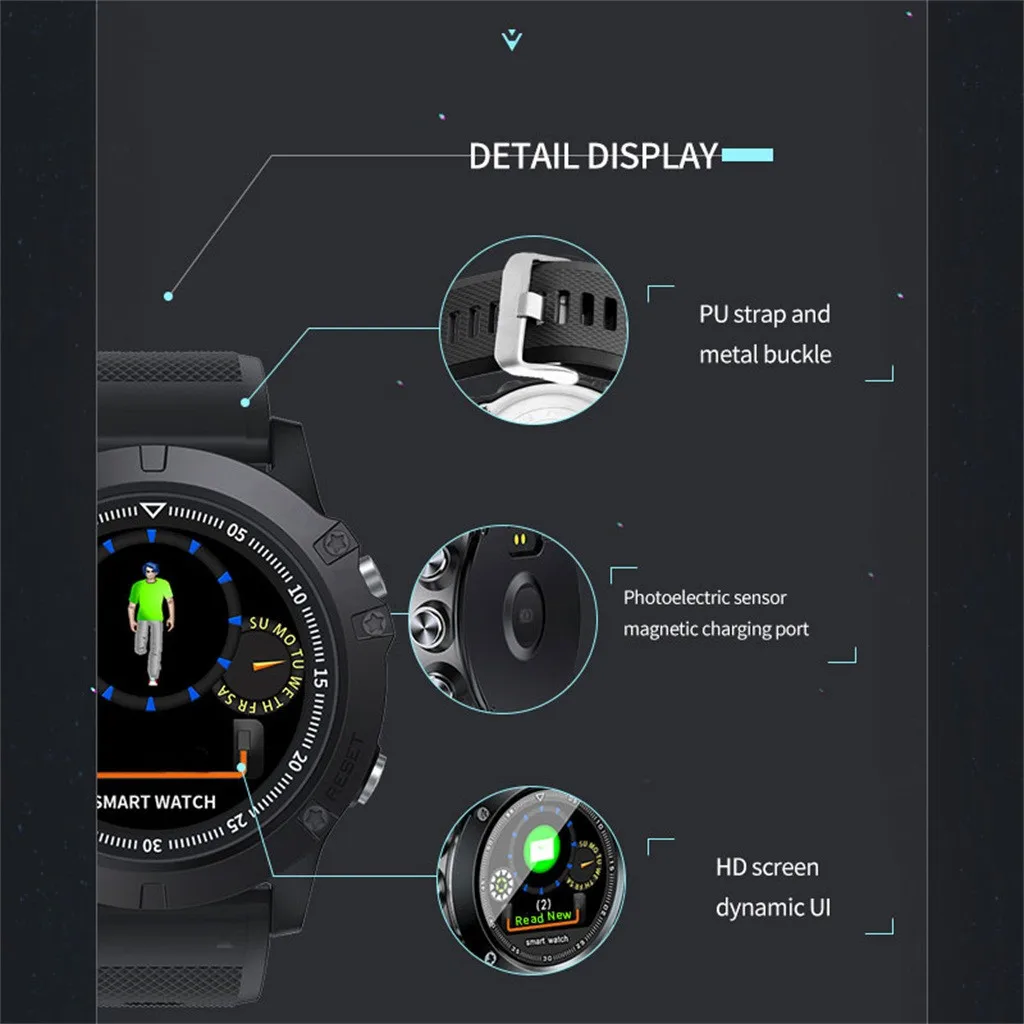 HIPERDEAL Роскошные Soild Spovan SW002 IP68 Bluetooth 4,0 Смарт часы пульсометр Смарт кровяное давление для T1 такт May22