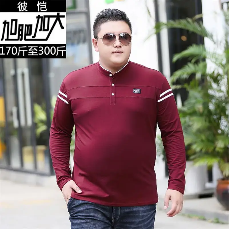 10XL 8XL 6XL 5XL 4XL Футболка с длинным рукавом для мужчин брендовая одежда Высокое качество Новое поступление весна осень модная повседневная мужская футболка