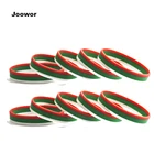 Браслет Силиконовый с флагом Болгарии для женщин и мужчин, спортивный ремешок на запястье, Ювелирное Украшение