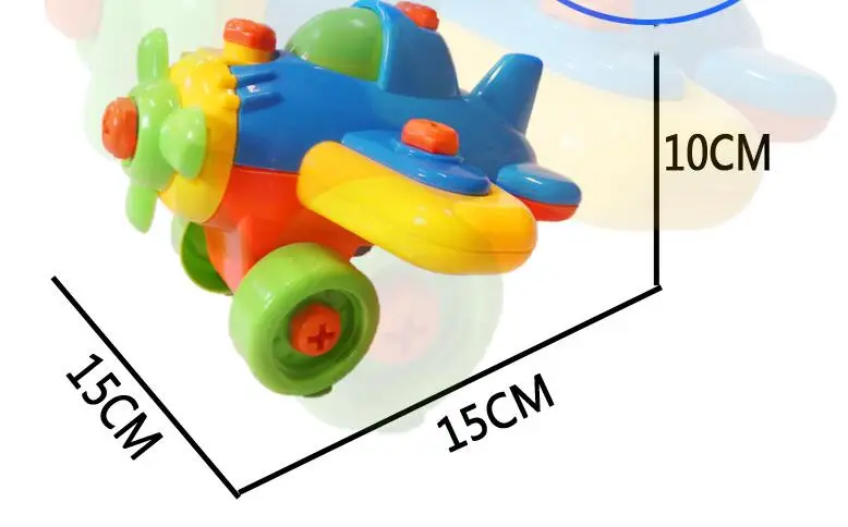 Раннего обучения Образование DIY гайки группа установлен Пластик 3D Puzzle разборки Мотоцикл дети Игрушечные лошадки для детей Игрушечные лошадки