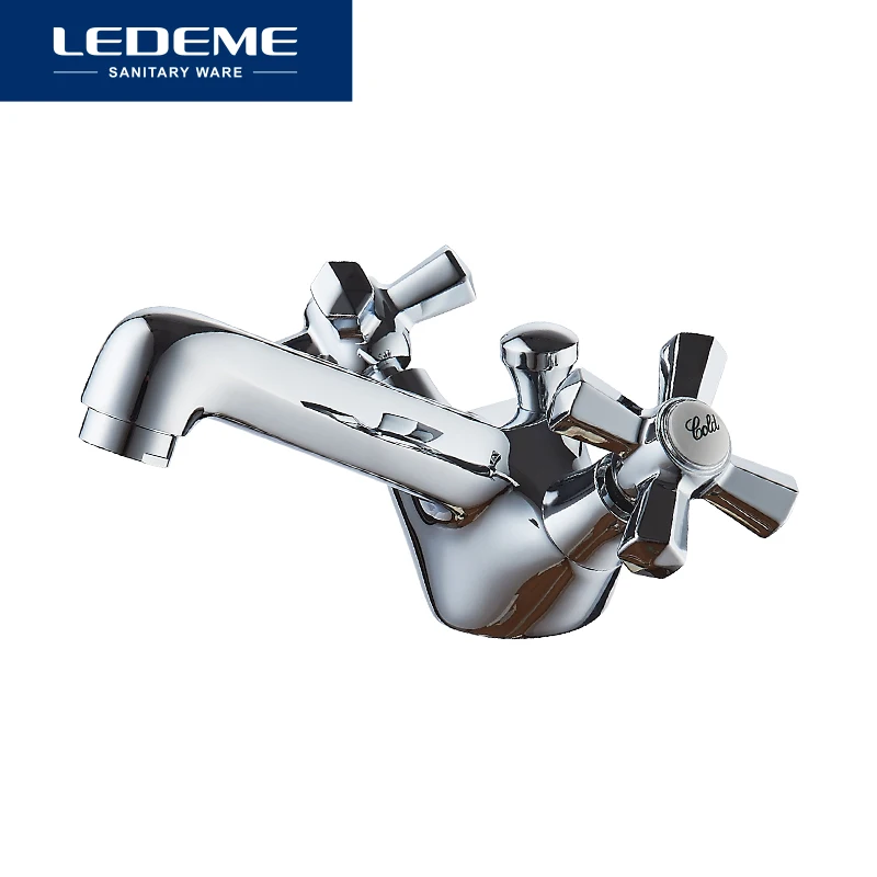 LEDEME Смеситель для умывальника латунь Цвет: хром L1090|basin mixer tap|mixer tapbasin faucet |