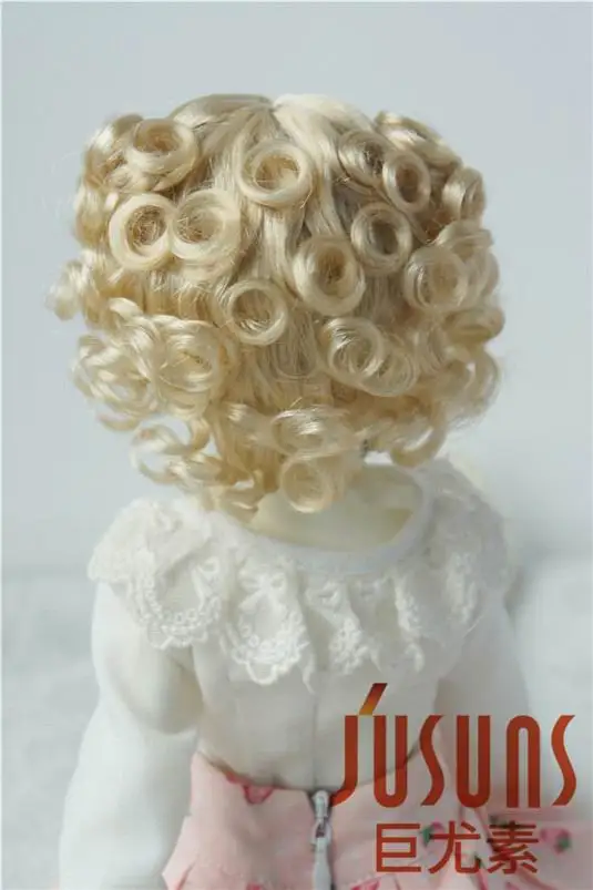 Модные кукольные парики JD048 1/6 1/4 1/3 размер 6-7 дюймов 7-8-9 Классический курчавый bjd