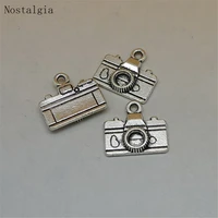 nostalgia 10pcs camera charm zinc alloy metal small pendant antique jewlery for women 1614mm