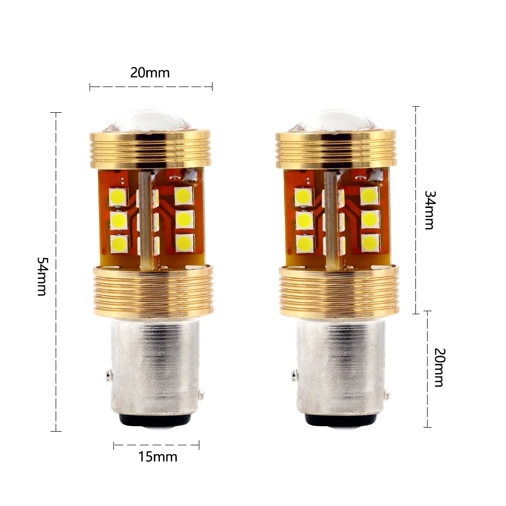 2xhigh яркий S25 BA15D 1157 30 светодиодный Cree чип SMD3030 тормозной светильник стробоскоп 12В