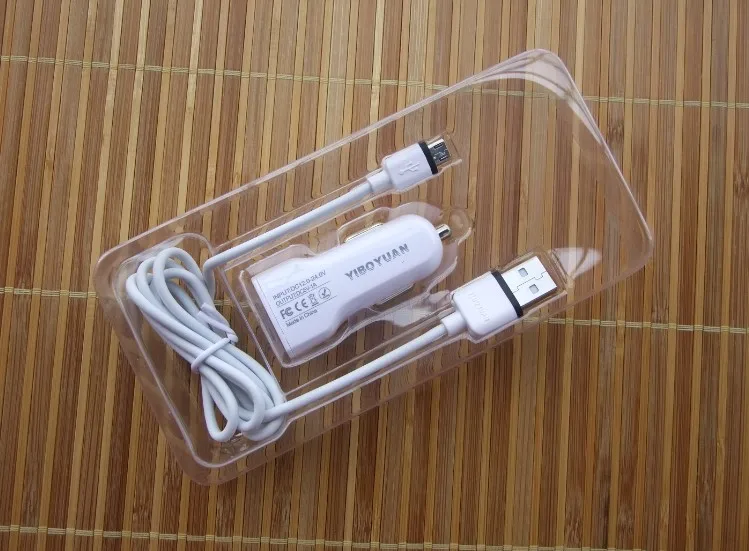Кабель Micro USB + оригинальное автомобильное зарядное устройство YBY Брендовое