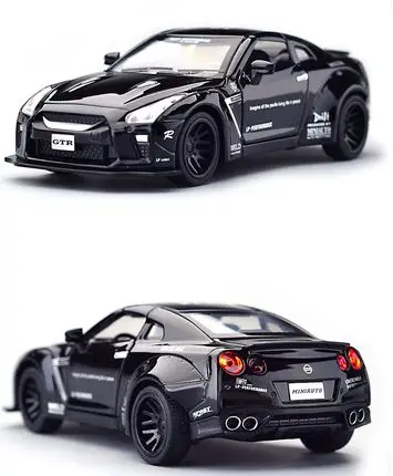 no box Сплав BENZ GT GTR AMG отступить литья под давлением модель автомобиля со звуком светильник miniauto игрушечных автомобилей игрушки для детей 1:32 спортивные автомобили - Цвет: no box