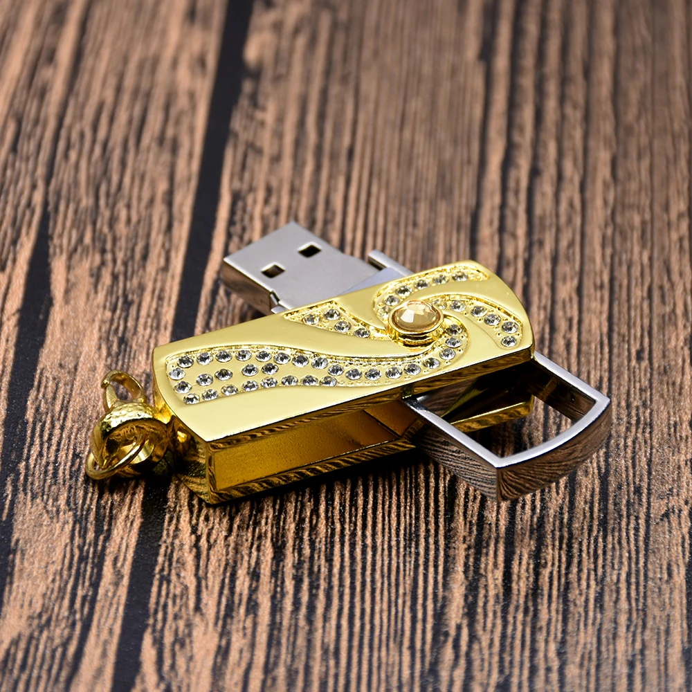 Золотой Серебряный usb флеш накопитель черный металлический Флешка 4 ГБ 8 16 32 64 128