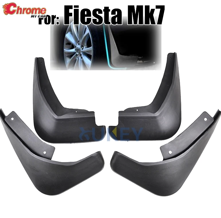 Брызговики формованные для Ford Fiesta Mk7 2009 2010 2011 2012 2013 2014 2015 2016|Грязезащита| |