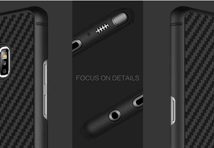 Чехол NILLKIN из синтетического углеродного волокна для телефона samsung Galaxy Note Fan Edition Мягкий противоударный чехол для Galaxy Note fe Capa