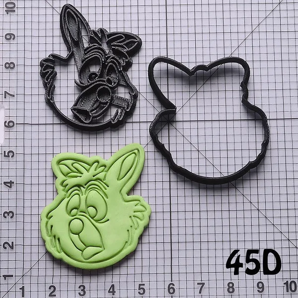 Алиса в стране чудес характер формочки для печенья набор на заказ 3D печатных помадка украшения торта инструменты кухонные аксессуары - Цвет: N6158 4 inch