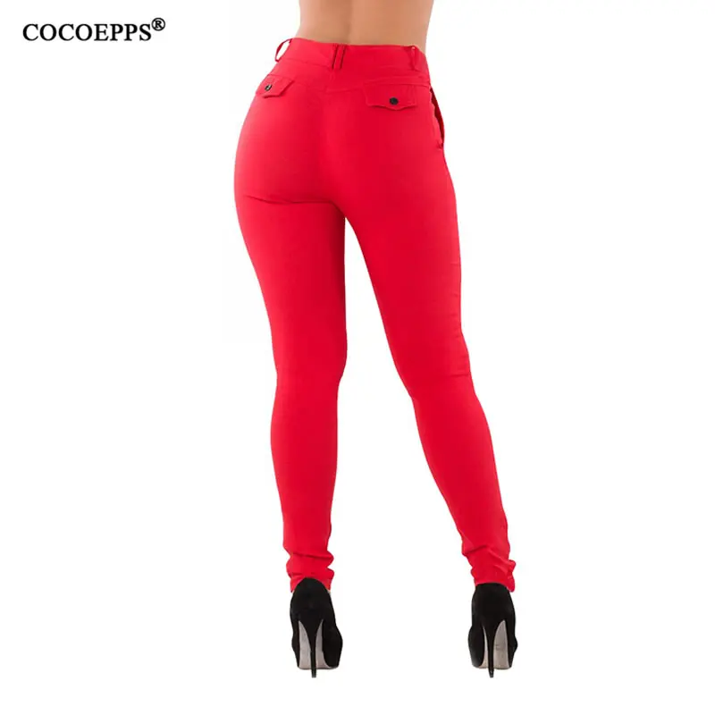 Женские повседневные узкие брюки COCOEPPS 5XL 6XL длинные офисные большого размера плюс