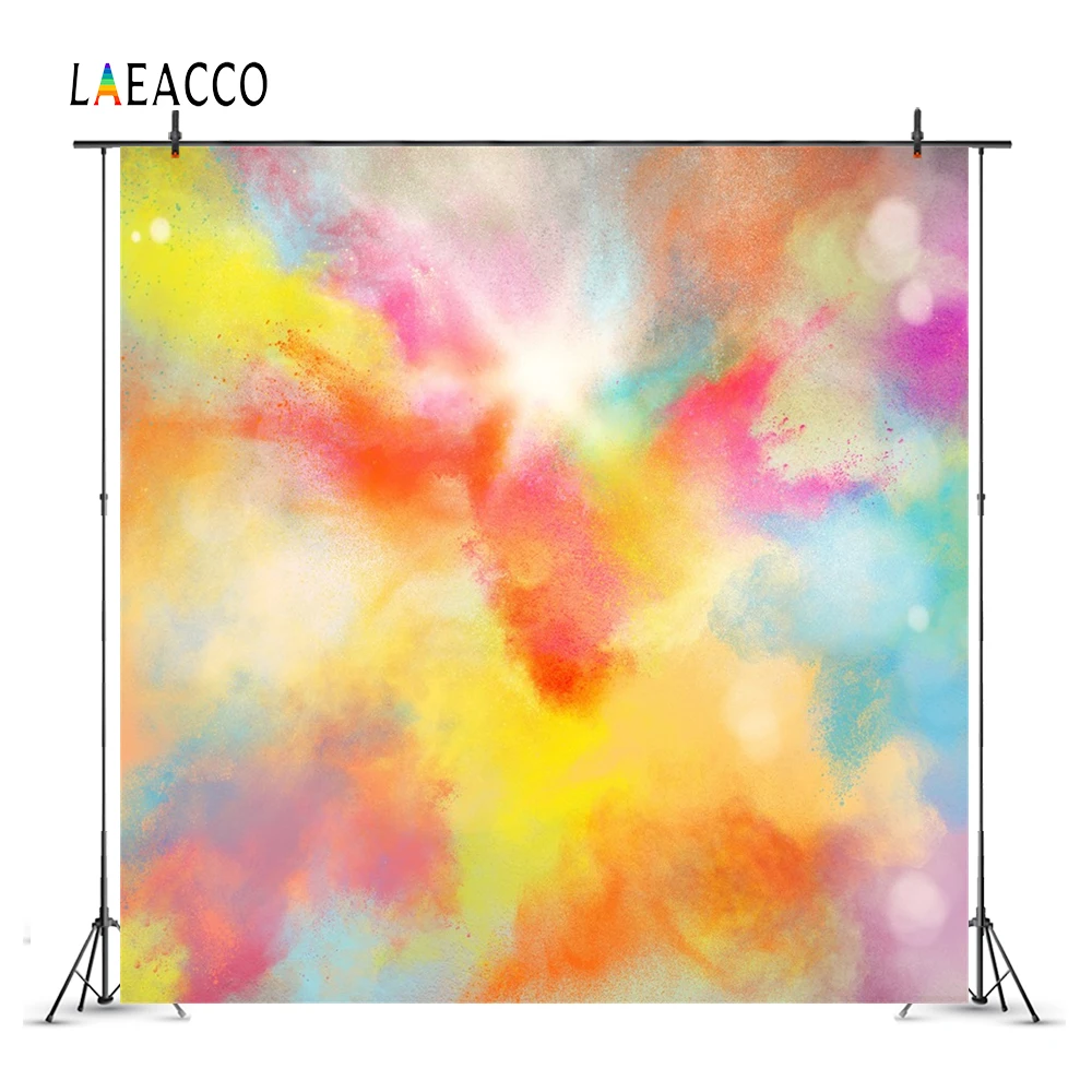 Laeacco Акварельная живопись Bokeh Фэнтези узор обои детские фотографии фоны для