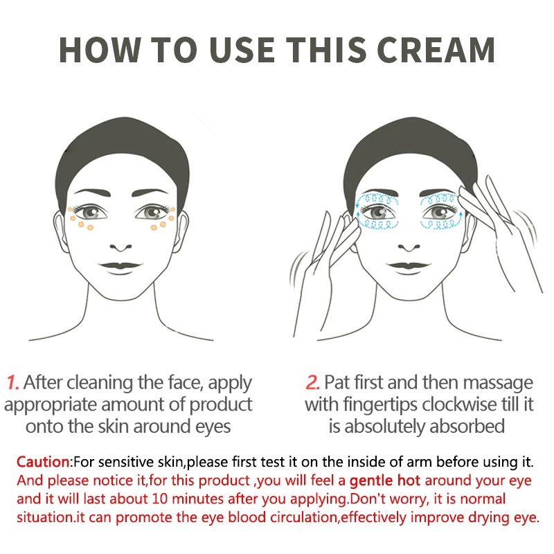 Somild укрепляющий питающий крем для глаз против морщин темные круги отечности