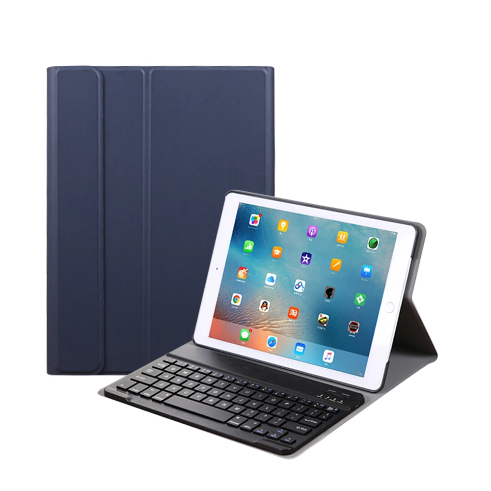 Чехол для планшета с Bluetooth клавиатурой, чехол для IPad Mini 1 2 3 4 5, беспроводной съемный чехол для планшета, заряжаемый