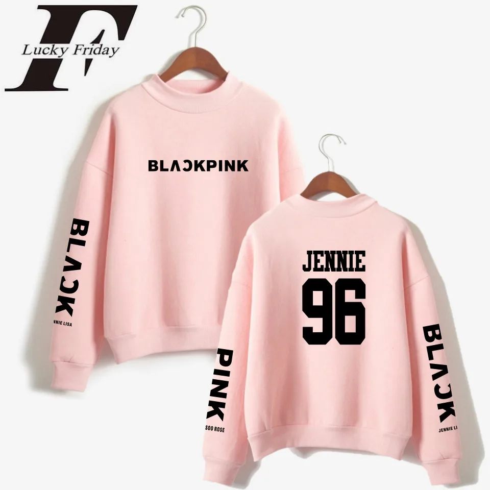 LUCKYFRIDAYF Kpop Blackpink K Pop женские толстовки, свитшоты, верхняя одежда в стиле хип-хоп, черные розовые мужские толстовки с принтом, толстовки, одежда