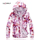 Lusumily ветровка, куртка, женское тонкое пальто, весенняя куртка-бомбер, Женская Повседневная бейсбольная одежда для девушек