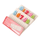 610 шт. в наборе, 4,5x1,5 см, Номера для Хэллоуина, ферма, Мультяшные животные, фруктовая вилка, набор пластиковых милых зубочистка столовые принадлежности, выбор еды