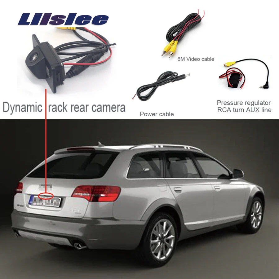 Liislee для Audi A6 C6 S6 RS6 2005 2006 2007 2008 2009 заднего вида парковочная камера с зарядовой связью HD Водонепроницаемый Ночное видение Камера