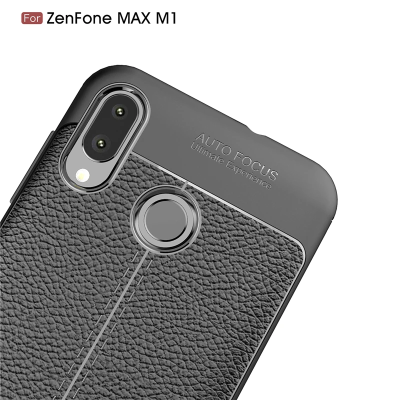 Матовый Мягкий силиконовый чехол из ТПУ для Asus Zenfone Max M1 ZB555KL телефона кожаный с