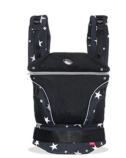 Детский классический рюкзак с подтяжками, 3 позиции - Цвет: star black