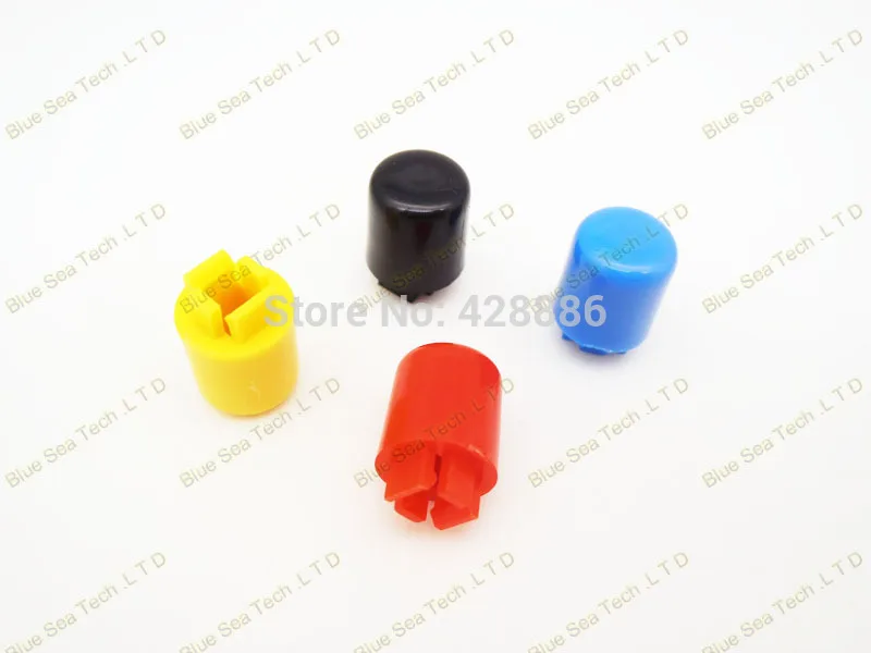 200 шт. тактильная кнопочная крышка переключателя Кнопочная семь цветов для