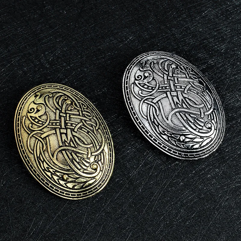 Ювелирные изделия Viking волк графический узор бюстгальтеры Броши амулет для