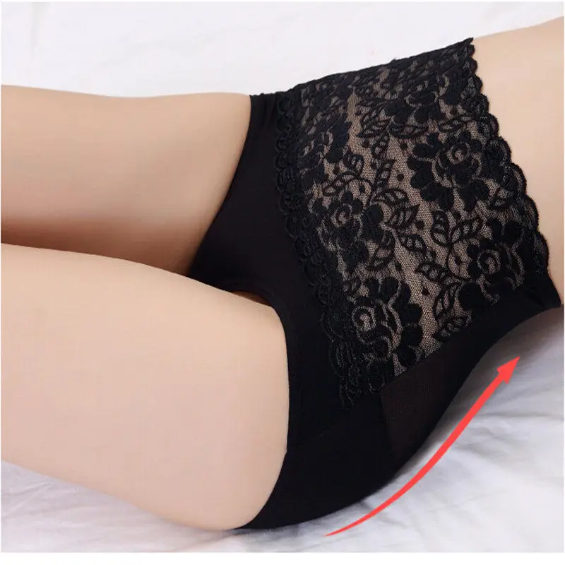 XXL женское нижнее белье сексуальные женские дышащие трусы с высокой талией