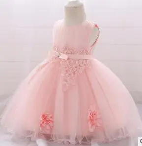 AS PICTURE Новинка; vestidos; вечерние платья для малышей на день рождения и Рождество; платье для маленьких девочек от 3 месяцев до 2 лет; платье принцессы для дня рождения - Цвет: AS PICTURE