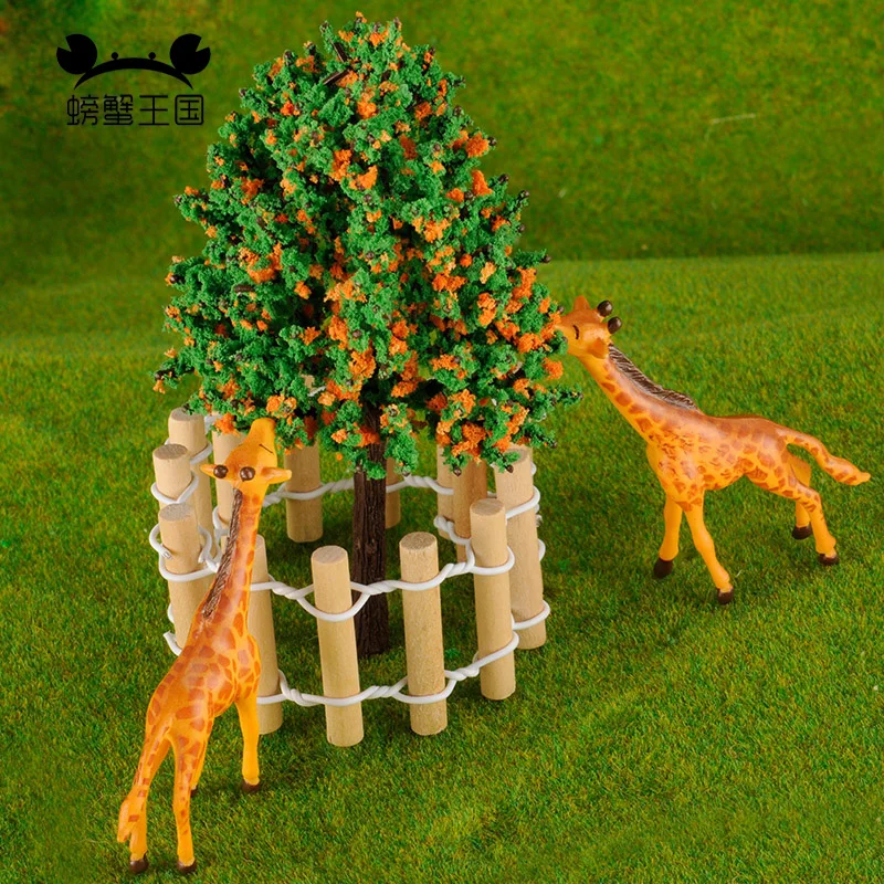 5 шт. модель жирафа железной дороги 1:87 для нарисованных домашних животных |