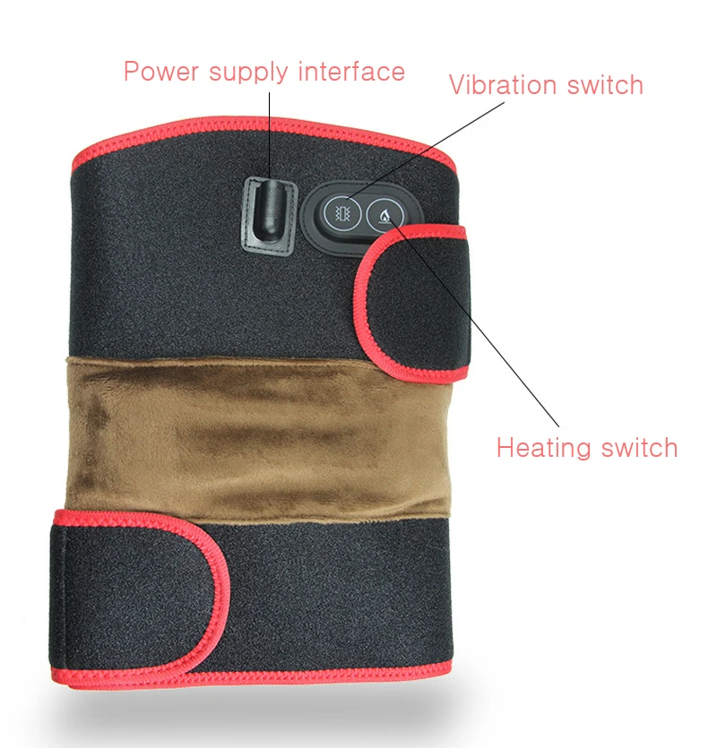 knee joint Hot compress massage instrument Electrothermal kneepad with heating and vibration |