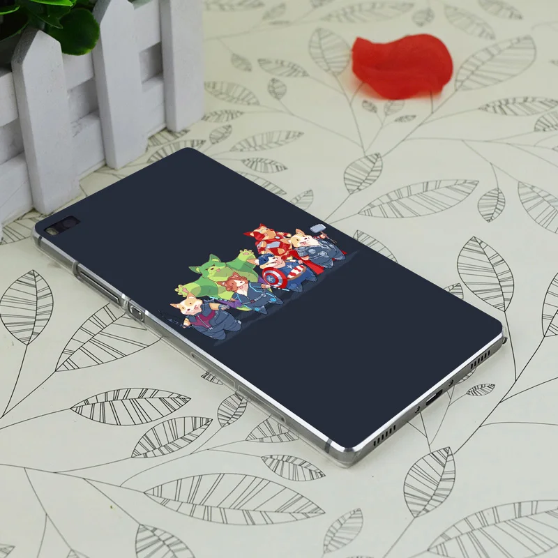 C1846 Прозрачный Жесткий Тонкий чехол для huawei P 6 7 8 9 Lite Plus Honor 4C 4X G7 |