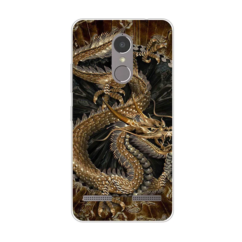 lenovo k6 power Case Silicon tiger cartoon Painting Soft TPU Back Cover for Phone protect Bags shell |