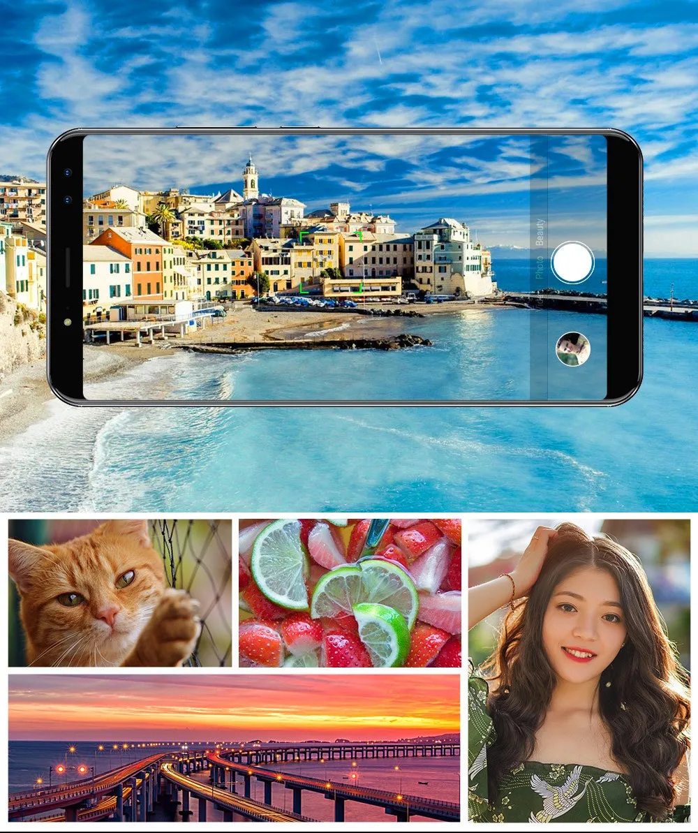 Ulefone Power 3 телефон смартфон телефоны смартфоны 6." FHD+ Экран 6080 мАч большая батарея смартфон Android 7.1 Face ID& Touch ID четыре Камер 4G мобильный телефон