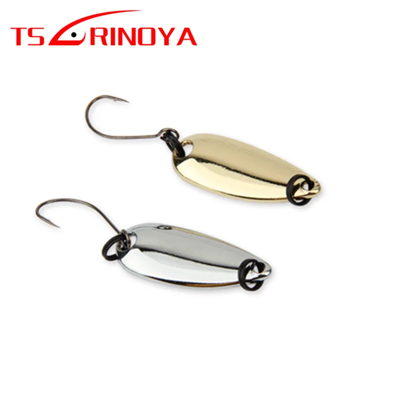 TSURINOYA 2 шт. 1 6 г медная металлическая ложка рыболовная приманка для ловли карпа