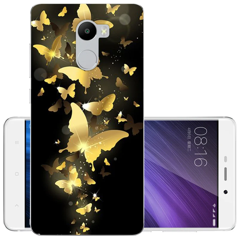 16GB Xiaomi Redmi 4 Case Soft TPU Silicona Colorful Painted Patterns Protective Cases Cover | Мобильные телефоны и