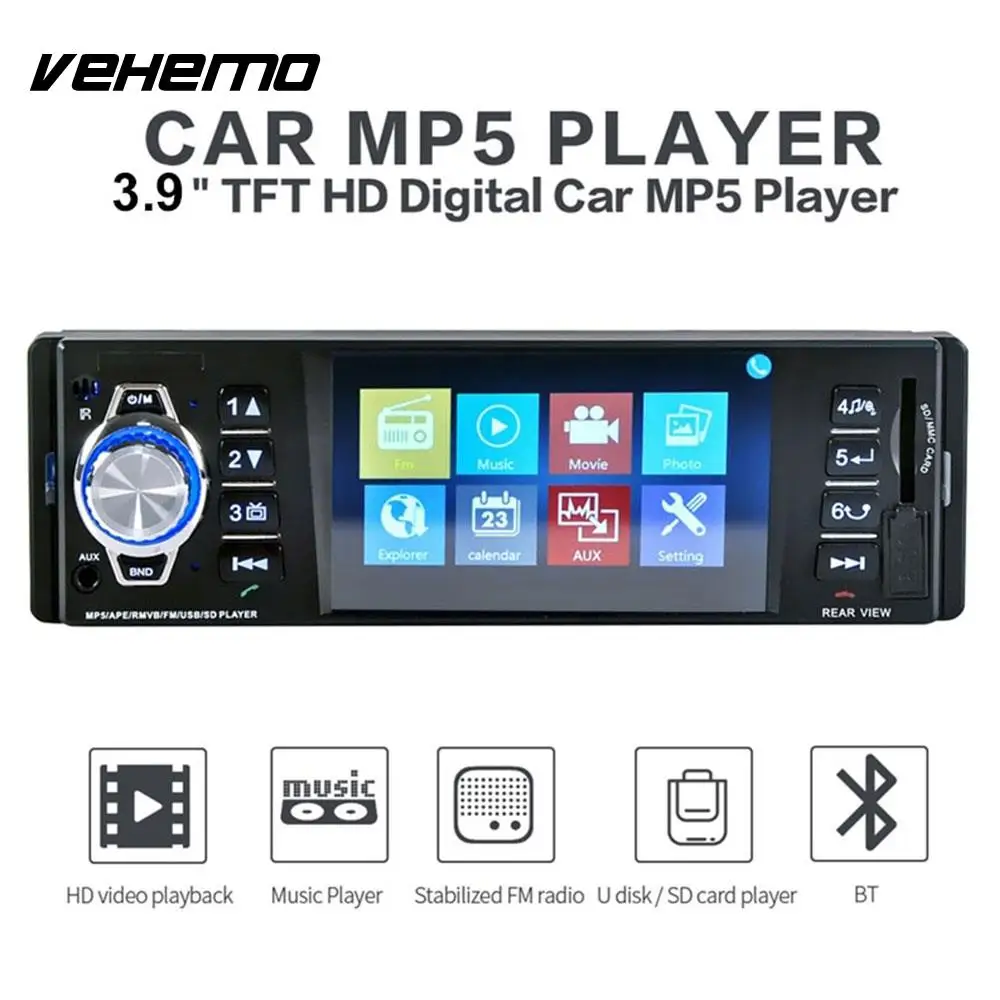 3 9 дюймов автомобиля MP5 плеер Авто стерео Smart радио Гибкая FM/USB/AUX|MP4 и плееры для