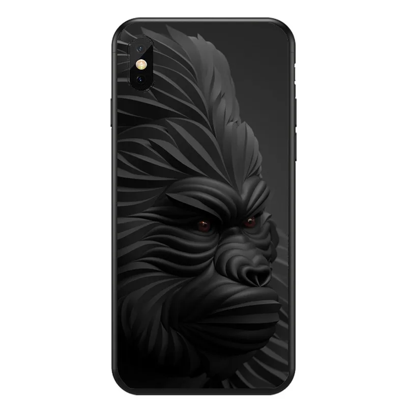 Роскошный чехол для телефона Alivio iphone 8 7 6 5 4 Plus X Tampa Lobo мультяшный 3D животное мягкий