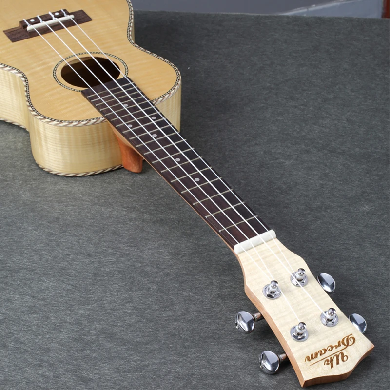 Маленькие гитары 23 дюйма 4 струны укулеле полный пламя клен Классическая гитара